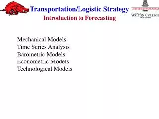 Introduction to Forecasting