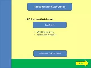 INTRODUCTION TO ACCOUNTING