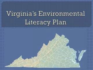 Virginia’s Environmental Literacy Plan