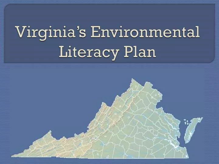 virginia s environmental literacy plan