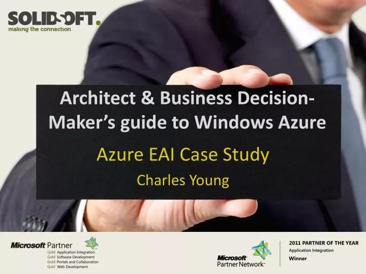 architect business decision maker s guide to windows azure