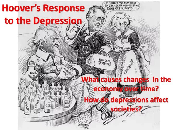 hoover s response to the depression