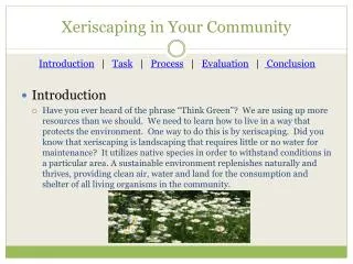 Xeriscaping in Your Community