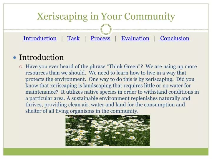 xeriscaping in your community