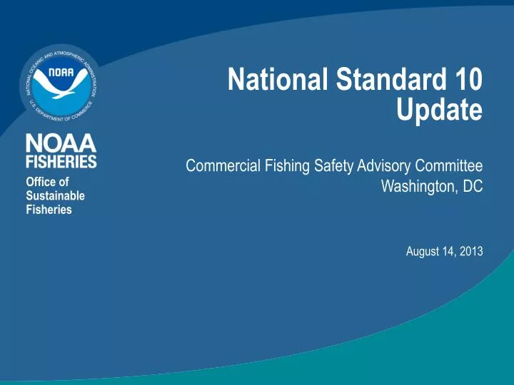 national standard 10 update