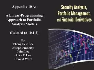 Appendix 10 A: A Linear-Programming Approach to Portfolio-Analysis Models (Related to 10.1.2 )