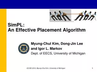 SimPL : An Effective Placement Algorithm