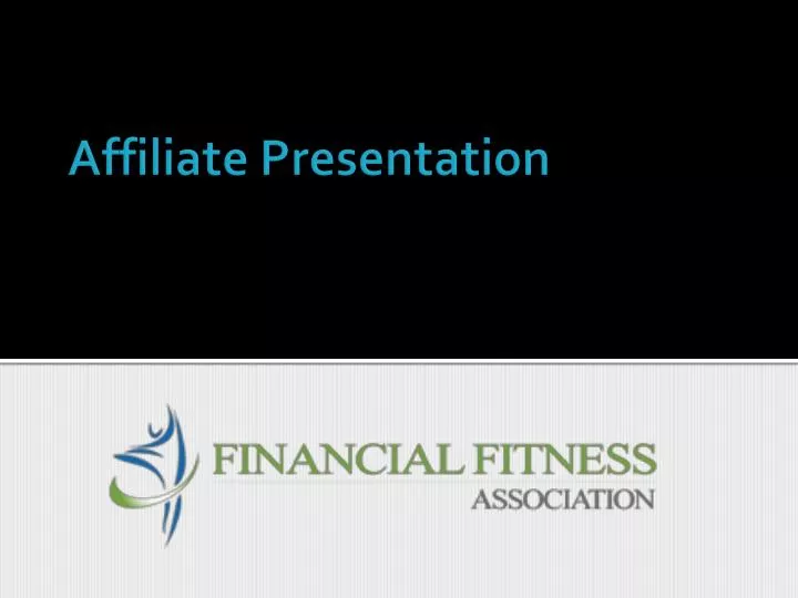 affiliate presentation