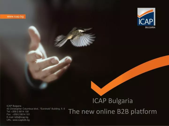icap bulgaria he new online b2b platform