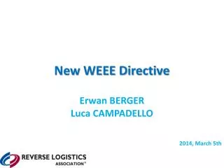 New WEEE Directive