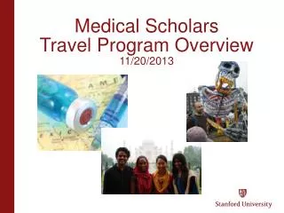 Medical Scholars Travel Program Overview 11/20/2013