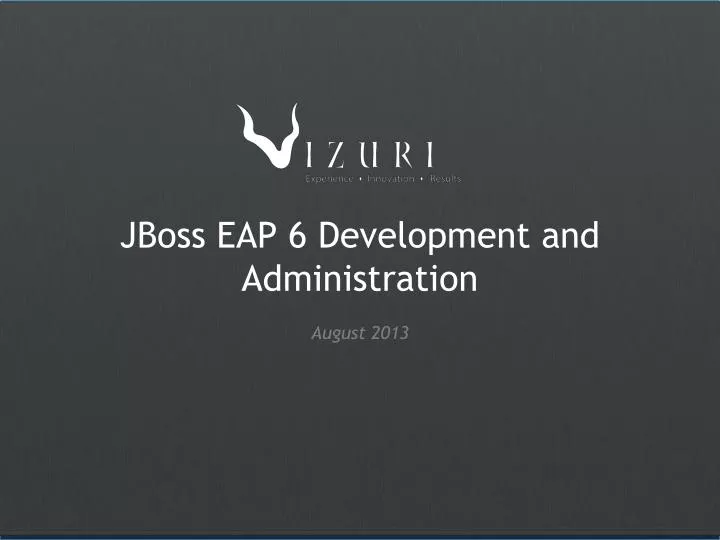 jboss eap 6 development and administration