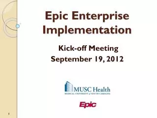 Epic Enterprise Implementation