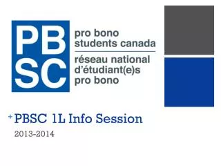 PBSC 1L Info Session