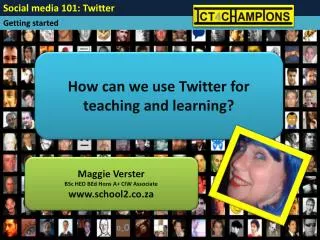 How can we use Twitter for teaching and learning?