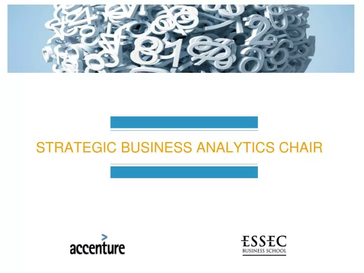 strategic business analytics chair