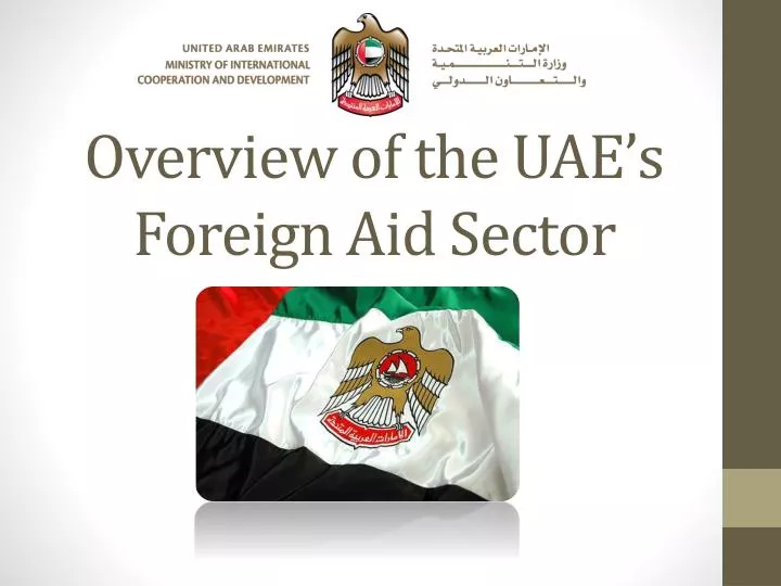 overview of the uae s foreign aid sector