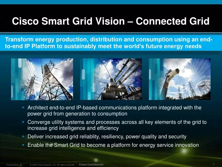 cisco smart grid vision connected grid