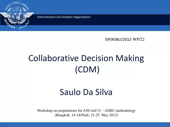 collaborative decision making cdm saulo da silva