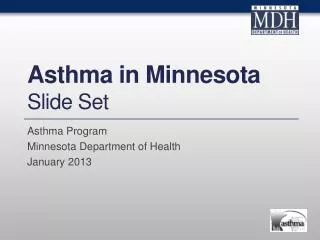 asthma in minnesota slide set