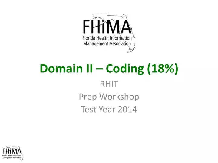 domain ii coding 18