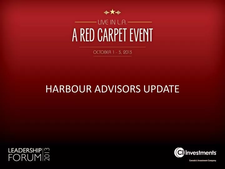 harbour advisors update
