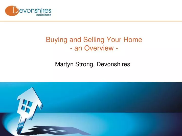 buying and selling your home an overview