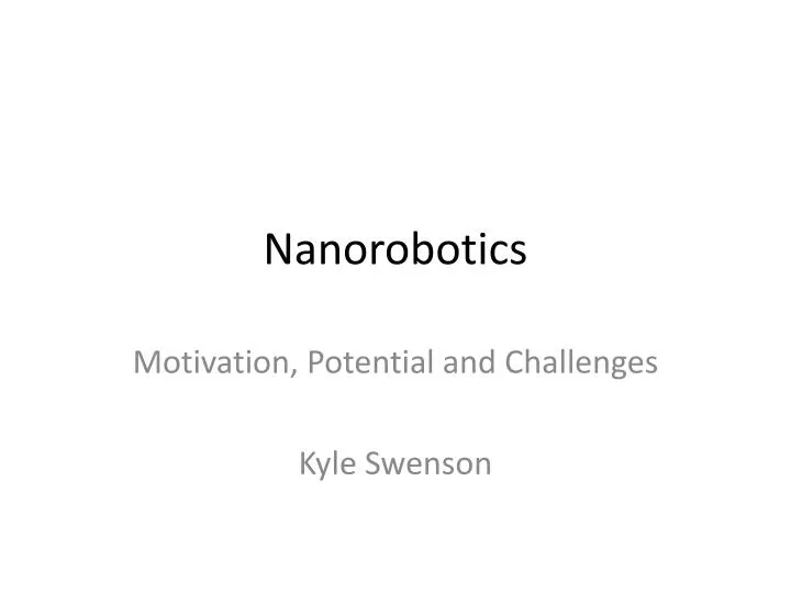 nanorobotics