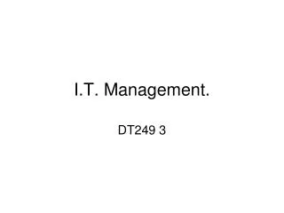 i t management