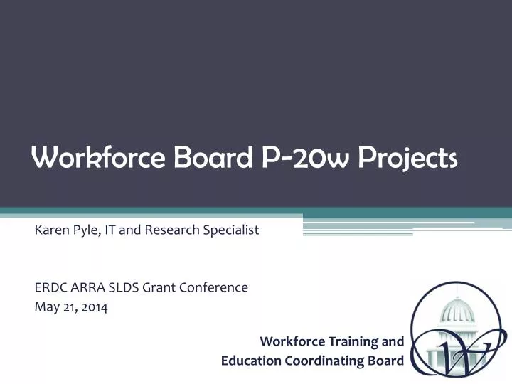workforce board p 20w projects