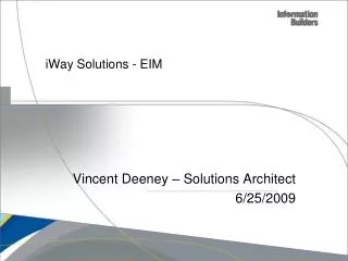iWay Solutions - EIM