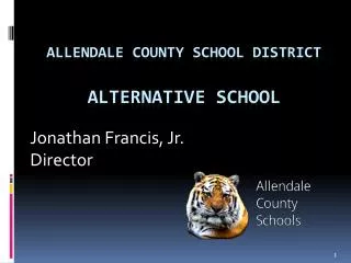 Allendale county school district Alternative school