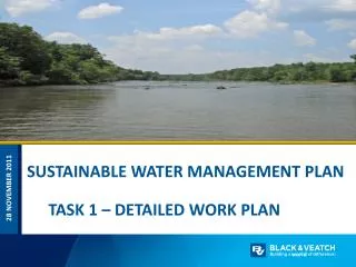 SUSTAINABLE WATER MANAGEMENT PLAN