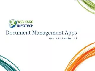 Document Management Apps