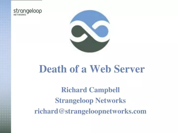 death of a web server