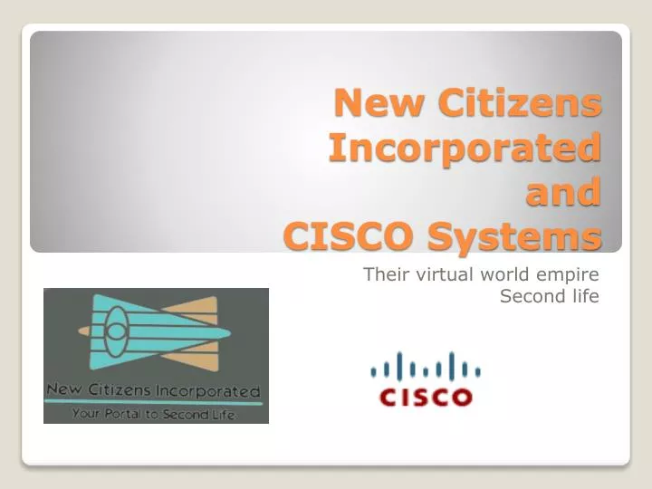 new citizens incorporated and cisco systems