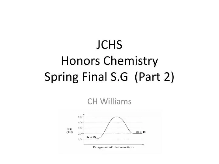 jchs honors chemistry spring final s g part 2
