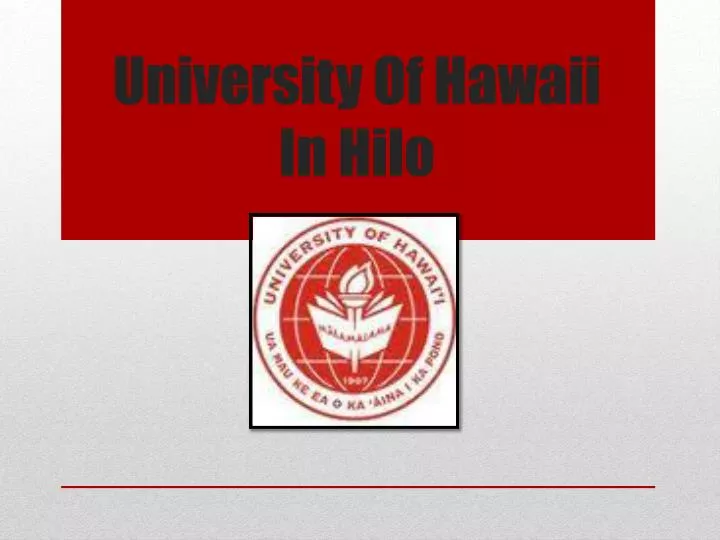university of hawaii in hilo