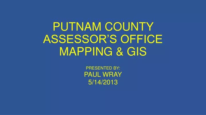 putnam county assessor s office mapping gis