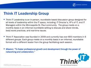 Think IT Leadership Group