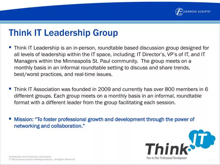 think it leadership group