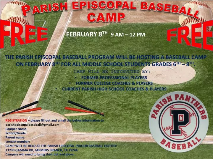 p arish episcopal baseball