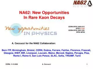 NA62: New Opportunities In Rare Kaon Decays