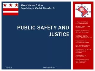Public Safety and Justice