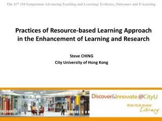 Practices of Resource-based Learning Approach in the Enhancement of Learning and Research