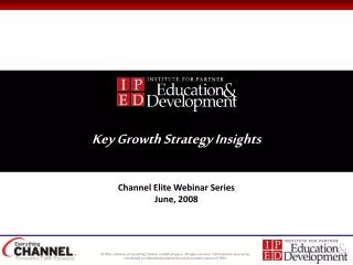 Key Growth Strategy Insights