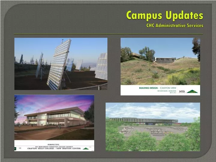 campus updates chc administrative services