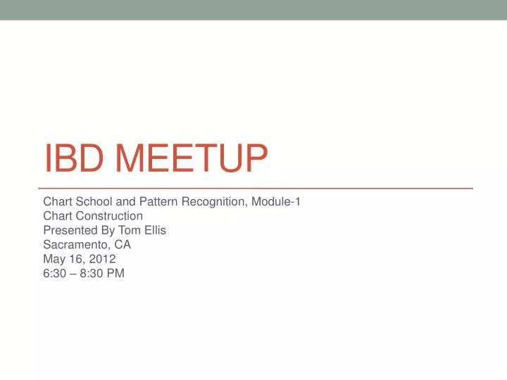 ibd meetup