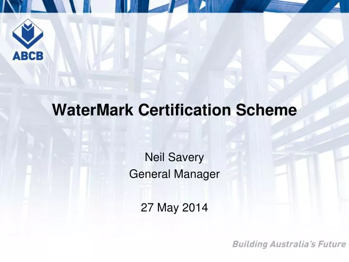 watermark certification scheme