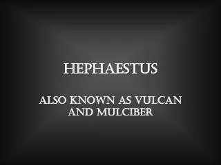 hephaestus